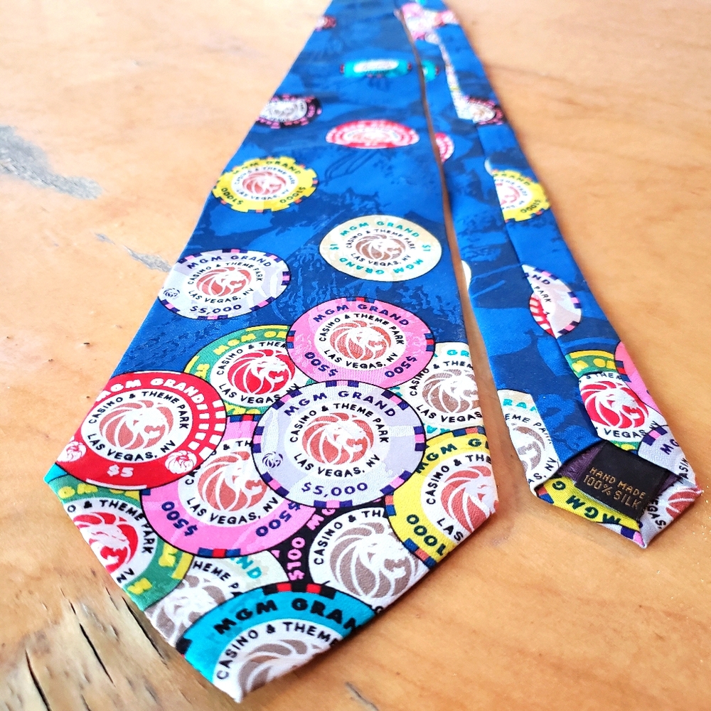 MGM Grand limited edition 100% silk tie NWT